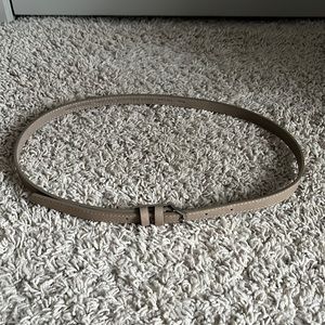 Thin Beige Belt - Banana Republic